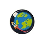 Spaceship Design Hat Clip Ball Marker (4 pack)
