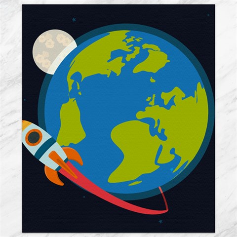 Spaceship Design Canvas 20  x 24  from ArtsNow.com 19.57 x23.15  Canvas - 1