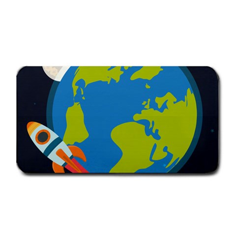Spaceship Design Medium Bar Mat from ArtsNow.com 16 x8.5  Bar Mat