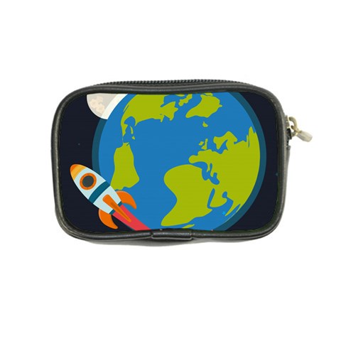 Spaceship Design Coin Purse from ArtsNow.com Back