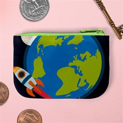 Spaceship Design Mini Coin Purse from ArtsNow.com Back