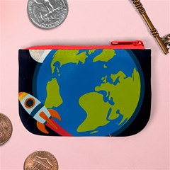 Spaceship Design Mini Coin Purse from ArtsNow.com Back