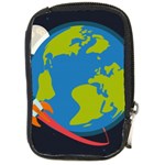 Spaceship Design Compact Camera Leather Case