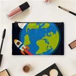 Spaceship Design Cosmetic Bag (Medium)