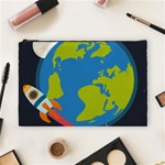 Spaceship Design Cosmetic Bag (Large)