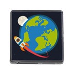 Spaceship Design Memory Card Reader (Square 5 Slot)
