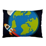 Spaceship Design Pillow Case (Two Sides)