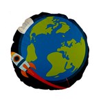 Spaceship Design Standard 15  Premium Round Cushions