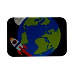 Spaceship Design Open Lid Metal Box (Silver)  