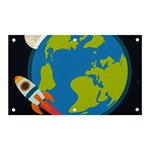 Spaceship Design Banner and Sign 5  x 3 