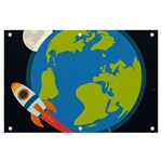 Spaceship Design Banner and Sign 6  x 4 