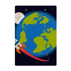 Spaceship Design A5 Acrylic Clipboard from ArtsNow.com Back
