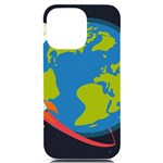 Spaceship Design iPhone 14 Pro Max Black UV Print Case