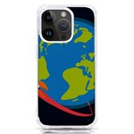 Spaceship Design iPhone 14 Pro TPU UV Print Case