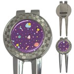 Space Travels Seamless Pattern Vector Cartoon 3-in-1 Golf Divots