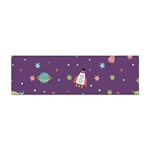 Space Travels Seamless Pattern Vector Cartoon Sticker (Bumper)