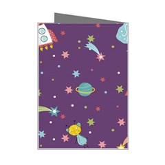 Space Travels Seamless Pattern Vector Cartoon Mini Greeting Card from ArtsNow.com Right
