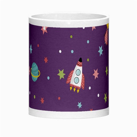 Space Travels Seamless Pattern Vector Cartoon Morph Mug from ArtsNow.com Center