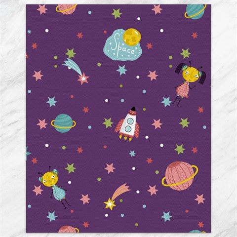 Space Travels Seamless Pattern Vector Cartoon Canvas 16  x 20  from ArtsNow.com 15.75 x19.29  Canvas - 1
