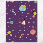 Space Travels Seamless Pattern Vector Cartoon Canvas 36  x 48 