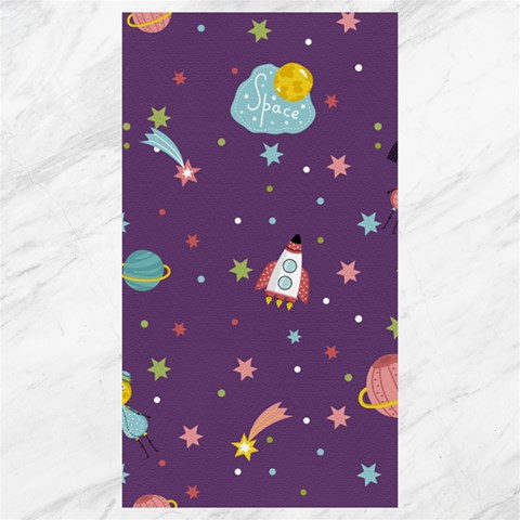 Space Travels Seamless Pattern Vector Cartoon Canvas 40  x 72  from ArtsNow.com 39.28 x69.23  Canvas - 1