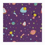Space Travels Seamless Pattern Vector Cartoon Medium Glasses Cloth