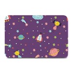 Space Travels Seamless Pattern Vector Cartoon Plate Mats