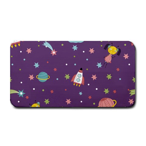 Space Travels Seamless Pattern Vector Cartoon Medium Bar Mat from ArtsNow.com 16 x8.5  Bar Mat