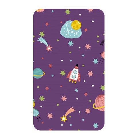 Space Travels Seamless Pattern Vector Cartoon Memory Card Reader (Rectangular) from ArtsNow.com Front