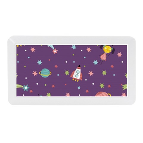 Space Travels Seamless Pattern Vector Cartoon Memory Card Reader (Mini) from ArtsNow.com Front