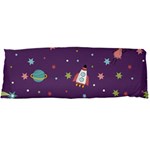 Space Travels Seamless Pattern Vector Cartoon Body Pillow Case Dakimakura (Two Sides)