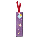 Space Travels Seamless Pattern Vector Cartoon Small Book Marks