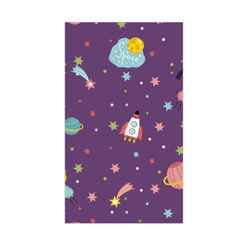 Space Travels Seamless Pattern Vector Cartoon Duvet Cover Double Side (Single Size) from ArtsNow.com Front
