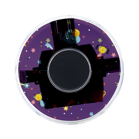 Space Travels Seamless Pattern Vector Cartoon On Front