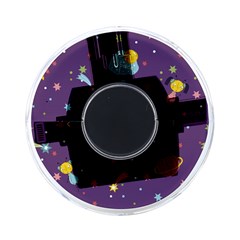 Space Travels Seamless Pattern Vector Cartoon On Back