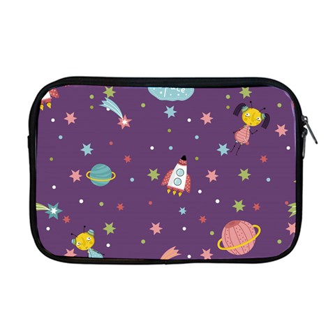 Space Travels Seamless Pattern Vector Cartoon Apple MacBook Pro 17  Zipper Case from ArtsNow.com Front