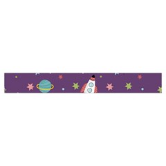 Space Travels Seamless Pattern Vector Cartoon Make Up Case (Small) from ArtsNow.com Zipper Tape Back