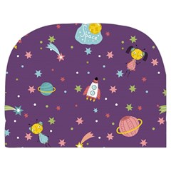 Space Travels Seamless Pattern Vector Cartoon Make Up Case (Medium) from ArtsNow.com Front