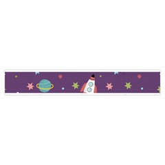 Space Travels Seamless Pattern Vector Cartoon Make Up Case (Medium) from ArtsNow.com Zipper Front