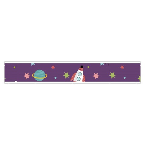 Space Travels Seamless Pattern Vector Cartoon Make Up Case (Medium) from ArtsNow.com Zipper Back