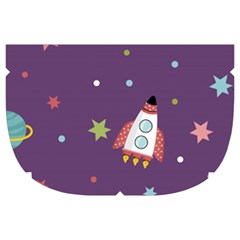 Space Travels Seamless Pattern Vector Cartoon Make Up Case (Large) from ArtsNow.com Side Right