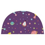 Space Travels Seamless Pattern Vector Cartoon Anti Scalding Pot Cap