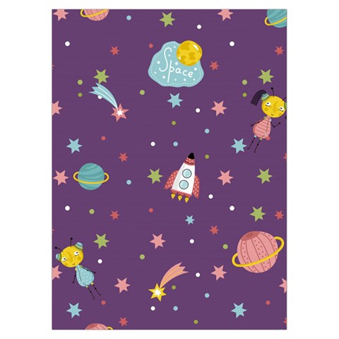 Space Travels Seamless Pattern Vector Cartoon Playing Cards Single Design (Rectangle) with Custom Box from ArtsNow.com Card