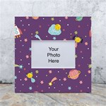 Space Travels Seamless Pattern Vector Cartoon White Box Photo Frame 4  x 6 