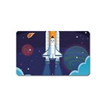 Spaceship Milkyway Galaxy Magnet (Name Card)