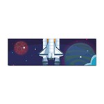 Spaceship Milkyway Galaxy Sticker Bumper (10 pack)