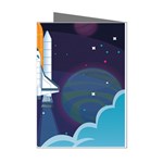 Spaceship Milkyway Galaxy Mini Greeting Cards (Pkg of 8)
