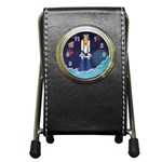 Spaceship Milkyway Galaxy Pen Holder Desk Clock