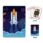 Spaceship Milkyway Galaxy Playing Cards Single Design (Rectangle)