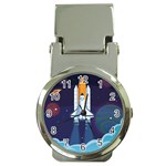 Spaceship Milkyway Galaxy Money Clip Watches